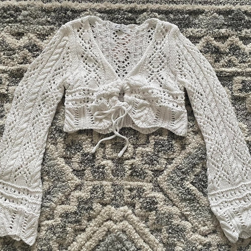 Crochet sweater